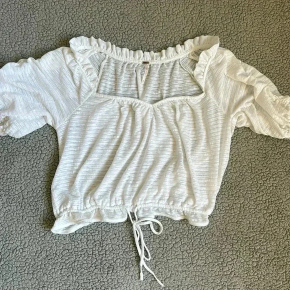Free people ivory/white blouse - Picture 4 of 8